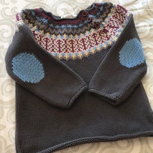 Boys sweater brown knit 36mo